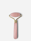 Rose Quartz Ridged Facial Roller – Textured Therapy Tool for Deep Facial Massage